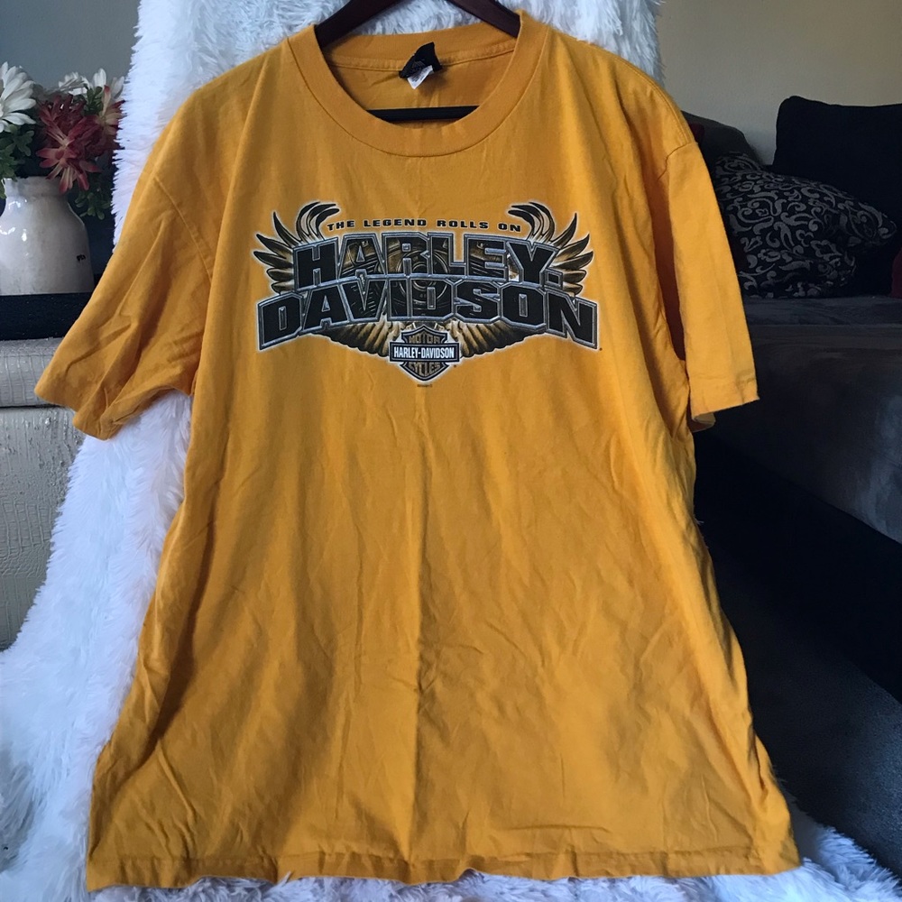 Yellow Men’s Harley Canada Tee